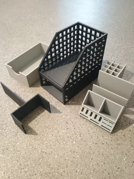 Khay organizer bàn làm việc in dễ, không cần support (đã test) - Image 18