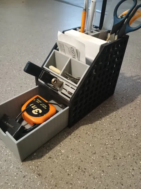 Khay organizer bàn làm việc in dễ, không cần support (đã test) - Image 23