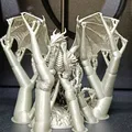 Tượng Rồng Có Cánh Hoành Tráng – Mô Hình Fantasy Có Đế (STL in 3D) - Thumbnail 6
