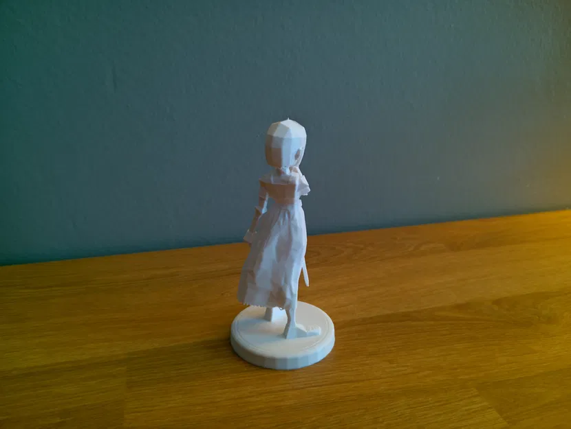 Cô Gái Samurai Low-Poly “Tomoe” – Figure Stylized In FDM - Image 5