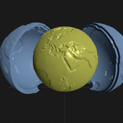 Khuôn Đúc Mô Hình Hành Tinh Trái Đất Sáng Tạo