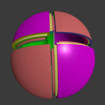 Khuôn Đúc Mô Hình Hành Tinh Trái Đất Sáng Tạo