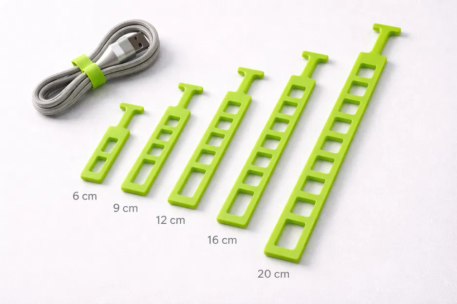 Bộ dây rút TPU 6–20 cm – Dây đai bấm tái sử dụng (Snap Strap) - Image 1