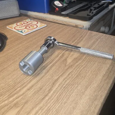 Tool siết wingnut bệ ngồi toilet kèm washer (Cải tiến - V2)