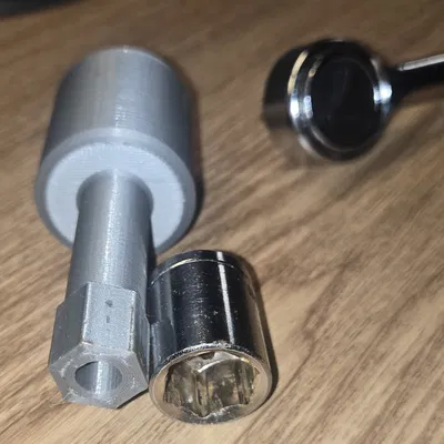 Tool siết wingnut bệ ngồi toilet kèm washer (Cải tiến - V2)