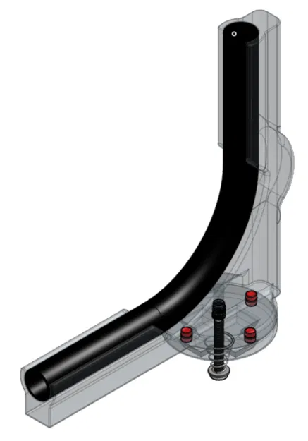 Vách ngăn Putterman – Chân tăng chỉnh (Adjustable feet) cải tiến - Image 2