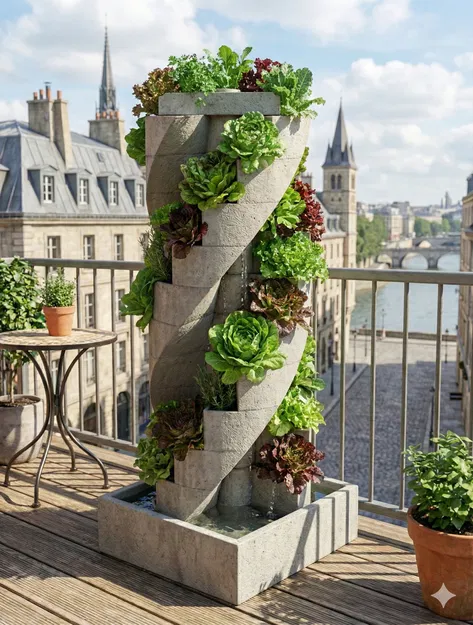 Tháp thủy canh bê tông modular – Hệ khuôn xoắn ốc (Spiral Mold System) - Image 1