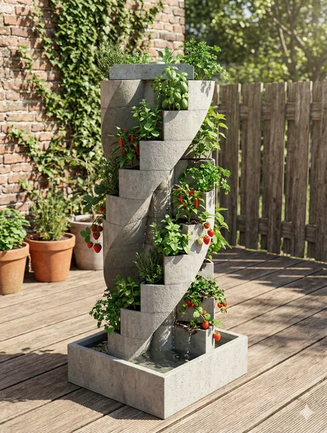 Tháp thủy canh bê tông modular – Hệ khuôn xoắn ốc (Spiral Mold System) - Image 9