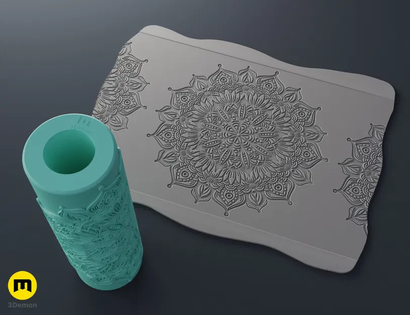 Con lăn tạo vân Texture Rollers - Mandalas #7 - Image 6