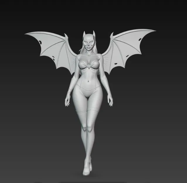 Mô Hình Nữ Dơi Đôi Cánh & Mặt Nạ - Quà Tặng Độc Đáo - Image 4