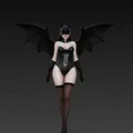 Mô Hình Nữ Dơi Đôi Cánh & Mặt Nạ - Quà Tặng Độc Đáo - Thumbnail 5