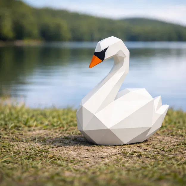 Abstract Minimal Animals – Bộ Chim (Low Poly) - Image 5