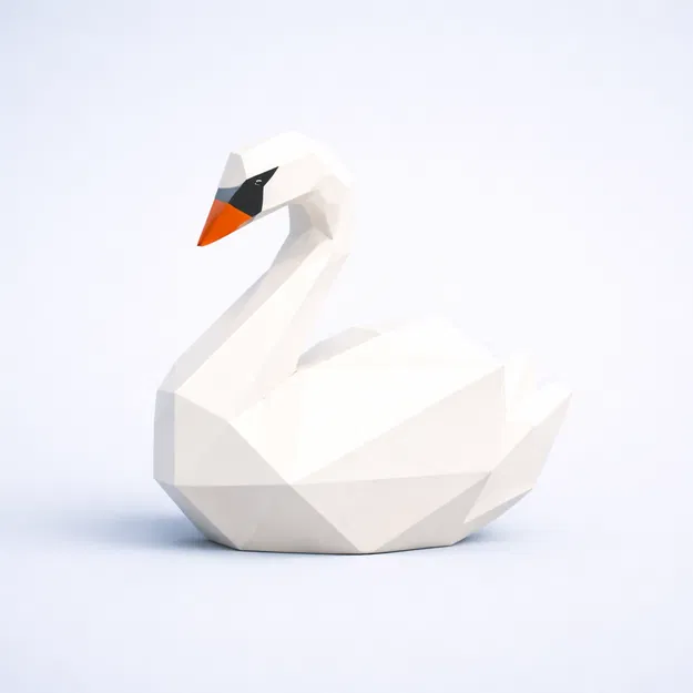 Abstract Minimal Animals – Bộ Chim (Low Poly) - Image 9