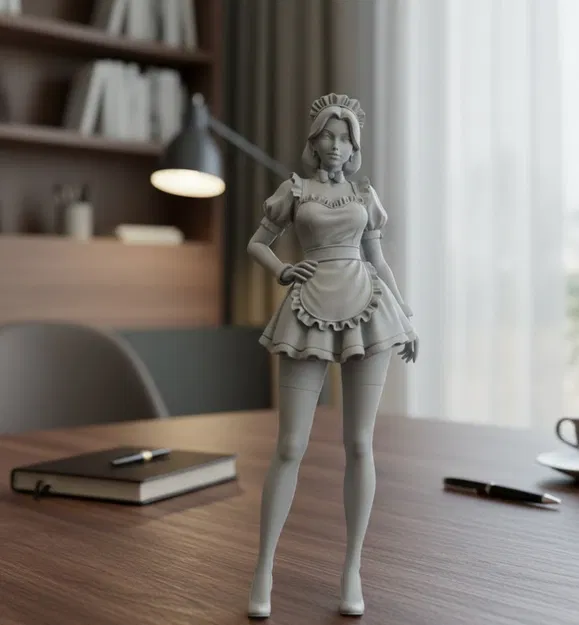 Mô Hình Cô Gái Trợ Lý Xinh Đẹp Trang Phục Lolita - Image 1