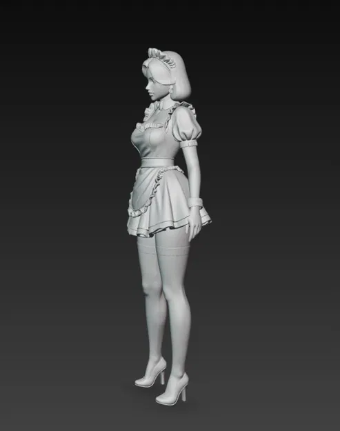 Mô Hình Cô Gái Trợ Lý Xinh Đẹp Trang Phục Lolita - Image 2