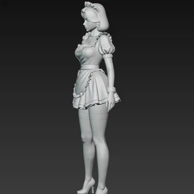 Mô Hình Cô Gái Trợ Lý Xinh Đẹp Trang Phục Lolita