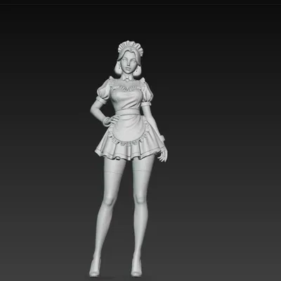 Mô Hình Cô Gái Trợ Lý Xinh Đẹp Trang Phục Lolita