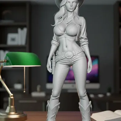 Mô Hình Cô Nàng Cao Bồi Gợi Cảm Cho Người Hâm Mộ Miền Tây