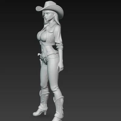 Mô Hình Cô Nàng Cao Bồi Gợi Cảm Cho Người Hâm Mộ Miền Tây