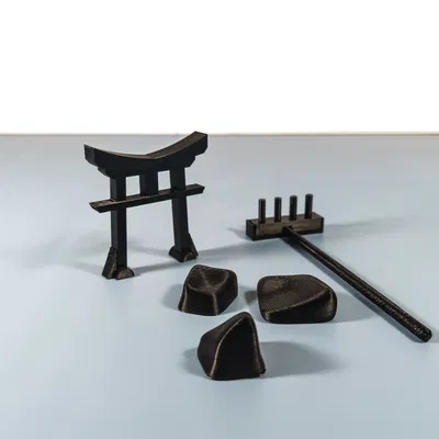 Bộ Mô Hình Đền Thiền Zen Mini (Miniature Zen Temple Set)