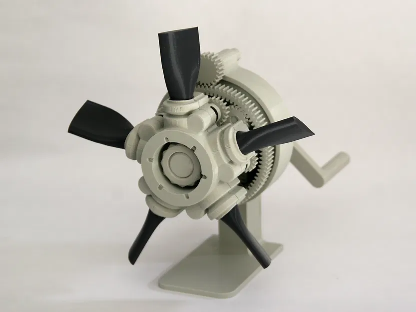 Cơ cấu Cánh Quạt Biến Bước (Variable Pitch Propeller Mechanism) - Image 1