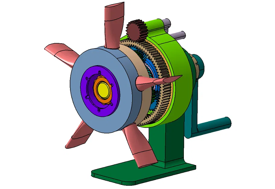 Cơ cấu Cánh Quạt Biến Bước (Variable Pitch Propeller Mechanism) - Image 3