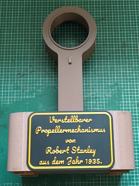 Cánh dài hơn & đế lớn hơn kèm bảng cho Variable Pitch Propeller Mechanism (Chris B) - Image 2