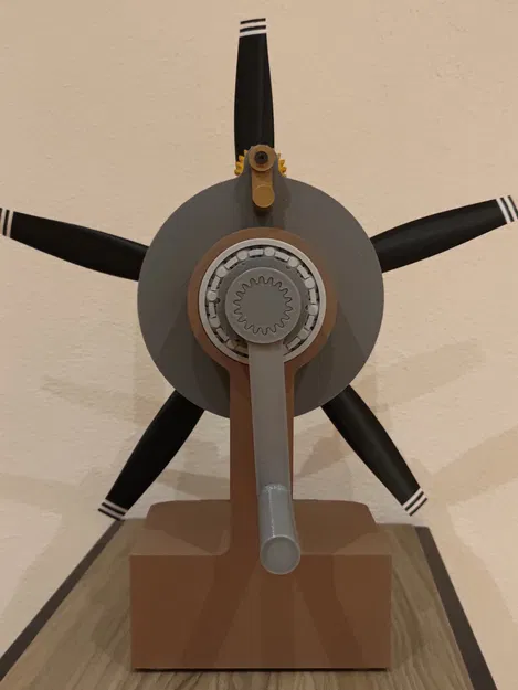 Cánh dài hơn & đế lớn hơn kèm bảng cho Variable Pitch Propeller Mechanism (Chris B) - Image 5