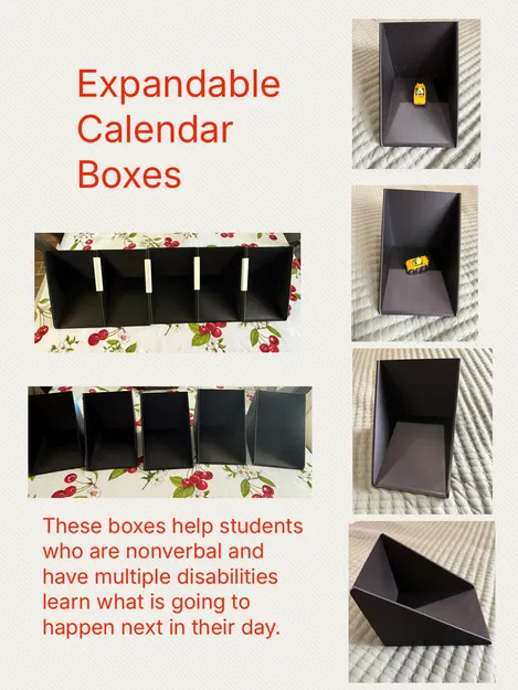 Hộp lịch (Calendar Boxes) cho người khiếm thị - Image 1