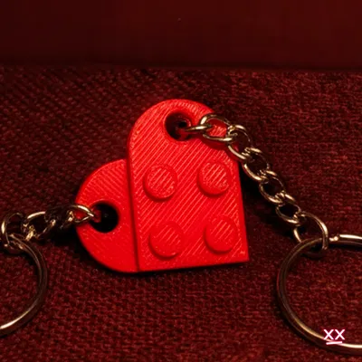 Móc khóa trái tim "ghép đôi" - Quà tặng độc đáo, ý nghĩa
