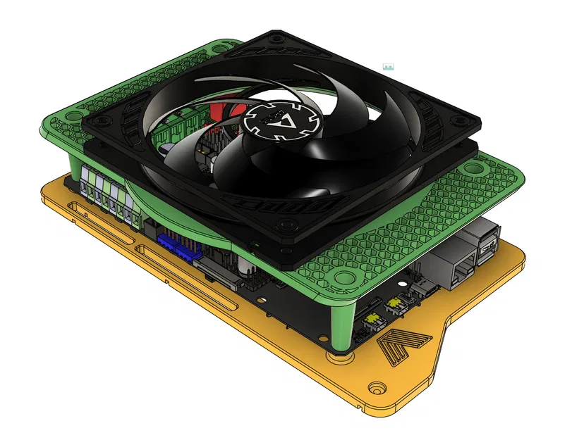 Ngàm gắn BTT M8P V2.0 cho Creality K1/K1C - Image 3