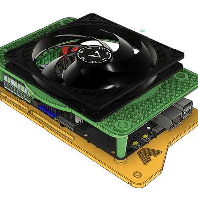 Ngàm gắn BTT M8P V2.0 cho Creality K1/K1C