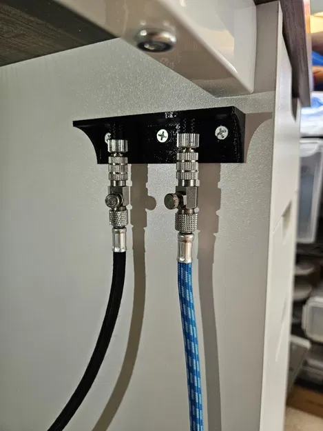 Giá giữ ống airbrush quick connect ren 1/8 BSP cho ống chuẩn 1/8 - Image 2