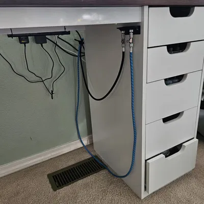 Giá giữ ống airbrush quick connect ren 1/8 BSP cho ống chuẩn 1/8