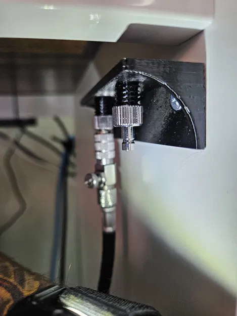 Giá giữ ống airbrush quick connect ren 1/8 BSP cho ống chuẩn 1/8 - Image 4