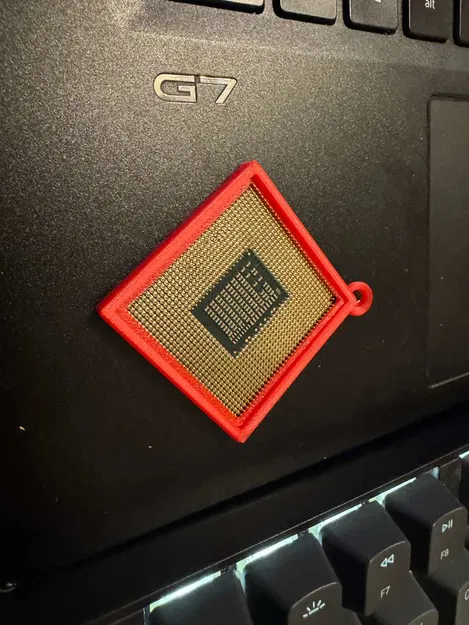 Móc Khóa CPU 3D Độc Đáo - Quà Tặng Công Nghệ - Image 1