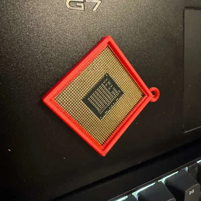 Móc Khóa CPU 3D Độc Đáo - Quà Tặng Công Nghệ