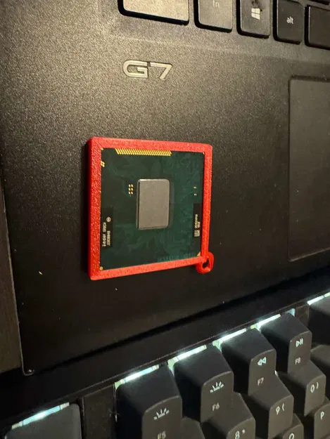 Móc Khóa CPU 3D Độc Đáo - Quà Tặng Công Nghệ - Image 2