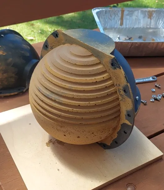 Khuôn đúc bê tông quả cầu mặt trời trang trí sân vườn (Concrete Garden Sun Orb Mould) - Image 4