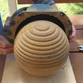 Khuôn đúc bê tông quả cầu mặt trời trang trí sân vườn (Concrete Garden Sun Orb Mould) - Thumbnail 5