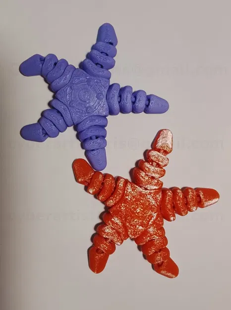 Đồ chơi sao biển Flexi khớp nối (Articulated Starfish Toy) - Image 2