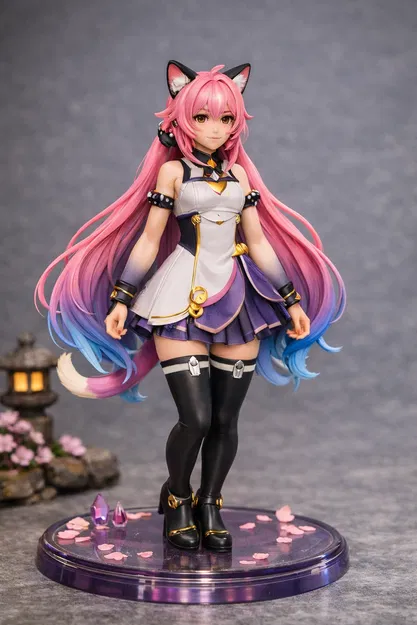 Cô Gái Mèo Anime / Hentai (Cat Girl) - File 3D - Image 1