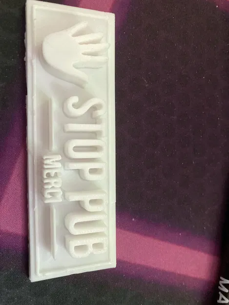 Tấm Chặn Quảng Cáo Hộp Thư "Stop Pub Merci" In 3D - Image 1