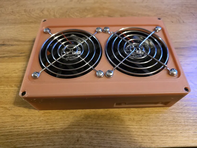 Vỏ CM3588 NAS Kit gắn 2 quạt (dual fans) - Image 1