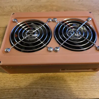 Vỏ CM3588 NAS Kit gắn 2 quạt (dual fans)