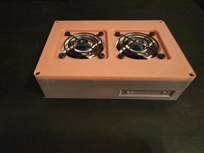 Vỏ CM3588 NAS Kit gắn 2 quạt (dual fans) - Image 2