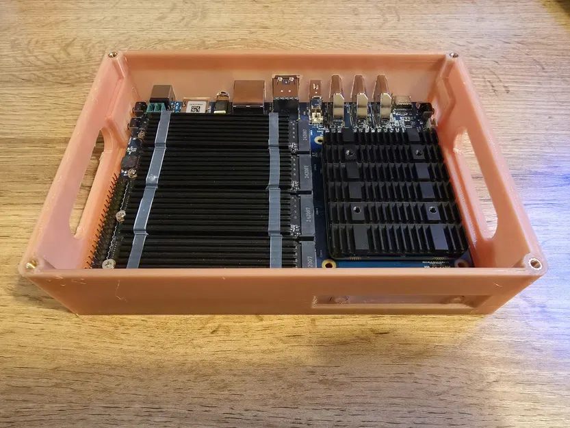 Vỏ CM3588 NAS Kit gắn 2 quạt (dual fans) - Image 9