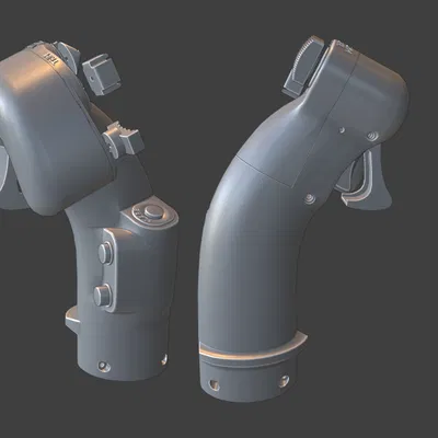 Tay Cầm Cyclic AH-64 (AH-64 Cyclic Grip) – Mẫu 3D Print Ready