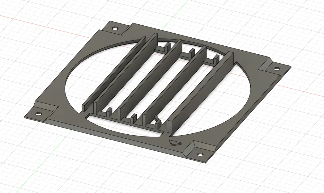 Ngàm gắn quạt cho 4x SSD 2.5" - Image 1