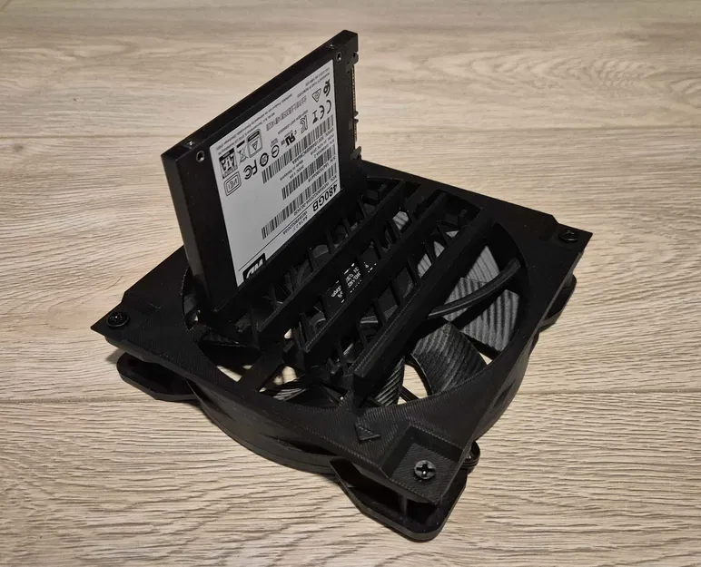 Ngàm gắn quạt cho 4x SSD 2.5" - Image 2